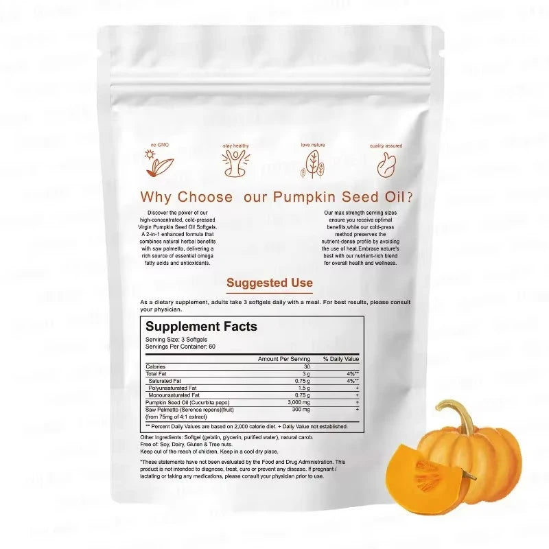 Pumpkin Seed Oil Complex Softgels